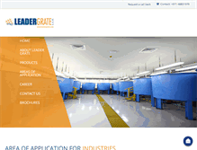 Tablet Screenshot of leadergrate.com